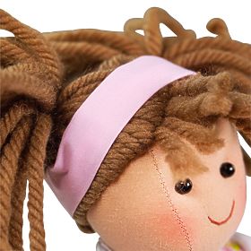 Bigjigs Toys Stoffpuppe Rose 28 cm, Bigjigs Toys