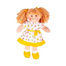 Bigjigs Toys Stoffpuppe Zoe 28cm, Bigjigs Toys