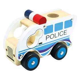 Bino Holz Polizeiauto