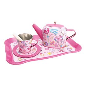 Bino Kinder-Teeset und Gebäckständer, Bino