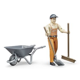 Bruder BWORLD Set Kommunal mit Figur