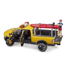 Bruder Dodge RAM Küstenwache mit Rettungsschwimmer und Zubehör, Bruder