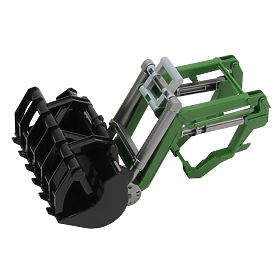 Bruder Frontlader für John Deere 6920 Traktoren grün