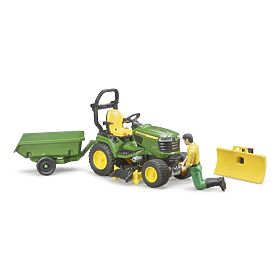 Bruder Gartentraktor John Deere X949 mit Gärtner