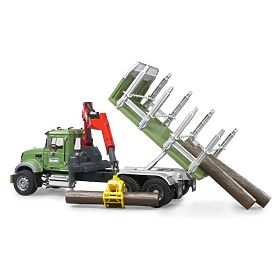 Bruder LKW MACK Granite Holztransporter, Bruder