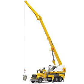 Bruder LKW MACK Granite Kran LIEBHERR, Bruder
