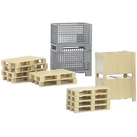 Bruder Logistik-Set - Paletten und Kisten