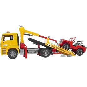 Bruder MAN Abschleppwagen und Jeep, Bruder