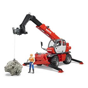 Bruder Manitou MRT 2150 Teleskoplader mit Zubehör