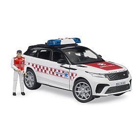 Bruder Rettungsfahrzeug Range Rover Velar mit Fahrer