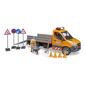 Bruder Straßenwartungsfahrzeug MB Sprinter mit Figur und Zubehör
