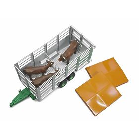 Bruder Tiertransporter mit Kuhfigur