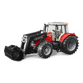 Bruder Traktor MASSEY FERGUSON 7624 mit Frontlader