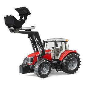Bruder Traktor MASSEY FERGUSON 7624 mit Frontlader