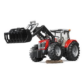 Bruder Traktor MASSEY FERGUSON 7624 mit Frontlader