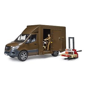 Bruder UPS MB Sprinter Lieferwagen mit Figur und Zubehör