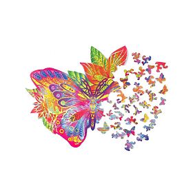 Buntes Holzpuzzle - Schmetterling, Wood Trick
