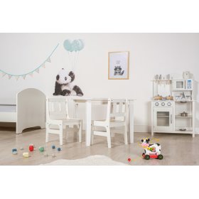 Kindertisch mit Stühlen Natural