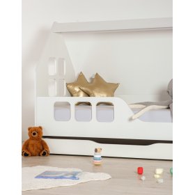 Hausbett Woody 160 x 80 cm - weiß