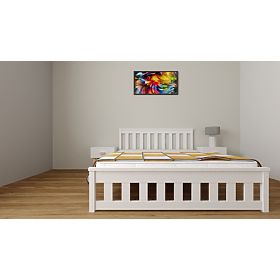 Doppelbett Ada 200 x 140 cm - weiß