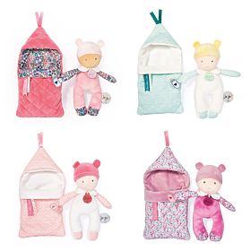 Doudou Jolijou Baby in Wickeldecke 20 cm