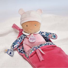 Doudou Jolijou Baby in Wickeldecke 20 cm