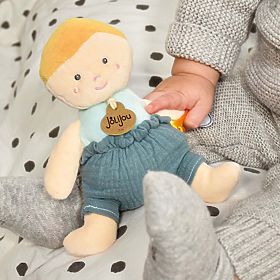 Doudou Jolijou Puppe 18 cm grün