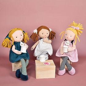 Doudou Jolijou Puppe Inés 30 cm, Doudou Jolijou Paris