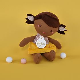 Doudou Jolijou Puppe Léna 16 cm gelb