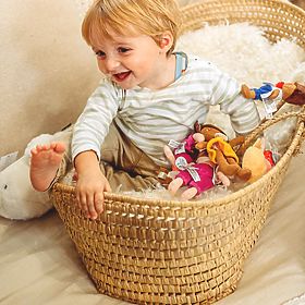 Doudou Jolijou Puppe Léna 16 cm gelb, Doudou Jolijou Paris