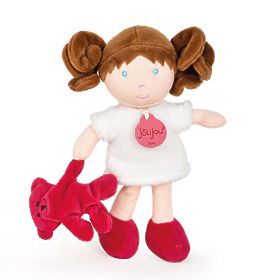 Doudou Jolijou Puppe Miss Blanche 21 cm