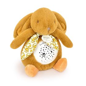 Doudou Spieluhr mit Projektion Häschen braun