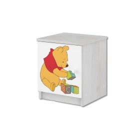 Kindertisch Winnie the Pooh und der Tiger - norwegisches Kieferndekor, BabyBoo, Winnie the Pooh