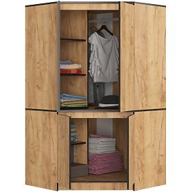 ECKSCHRANK S100 4D CLP EICHE CRAFT