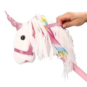 Einhorn auf Stange Bianco Hobby Horse