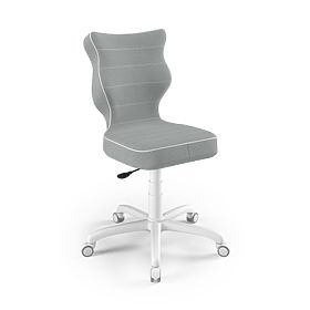 Ergonomischer Schreibtischstuhl angepasst für eine Höhe von 146-176,5 cm - grau, ENTELO