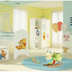 Holzkiste für Disney-Spielzeug - Winnie the Pooh und Freunde, BabyBoo, Winnie the Pooh