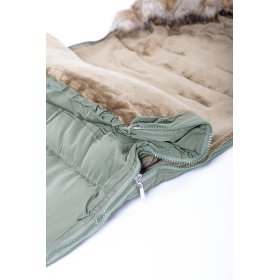 Winter-Kinderwagentasche Mouse - Khaki, Ourbaby