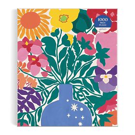 Galison Puzzle Blumen des Tierkreises 1000 Teile, Galison