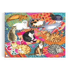 Galison Puzzle Faulenzende Katzen 1000 Teile