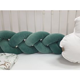 Geflechtgeländer 240 cm - grün