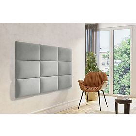 Gepolsterte Paneele Klassik - Silber