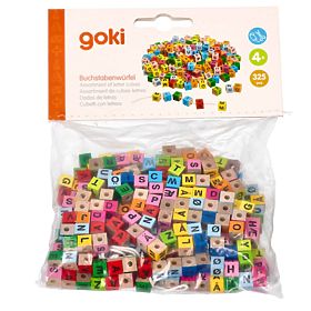GOKI Bunte Buchstaben zum Auffädeln