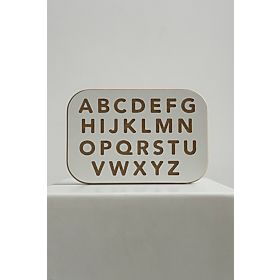 Grafomotorische Tafel - Buchstaben