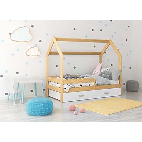 Hausbett Paula mit Rausfallschutz 160 x 80 cm - Kiefer