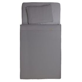 Heavens 3-teiliges Musselin-Bettwäsche-Set – Grau, Babymatex