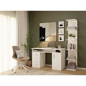 HOHES WEIßES REGAL 6P 180 cm 6 Regalböden für Bücher und Dokumente für Büro und Wohnzimmer