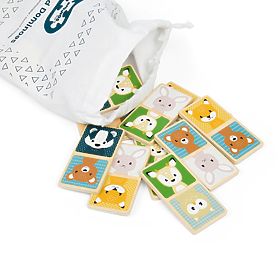 Holzdomino Bigjigs Toys - Waldtiere