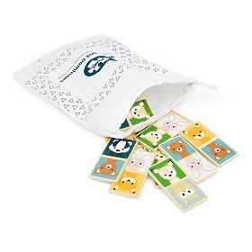 Holzdomino Bigjigs Toys - Waldtiere, Bigjigs Toys