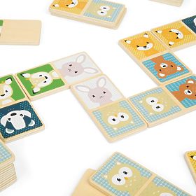 Holzdomino Bigjigs Toys - Waldtiere